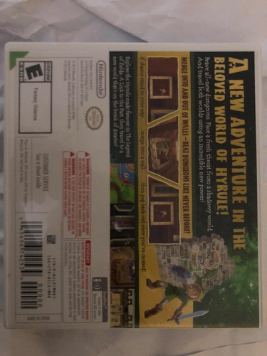 The Legend Of Zelda A Link Between Worlds 3ds Fisica (Recondicionado)