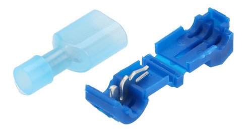 Conector Derivação Azul Para Fios 1,5 A 2,5mm - 100 Unidades