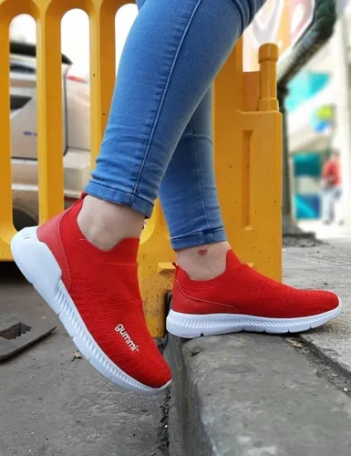 Sneakers mujer rojas sale