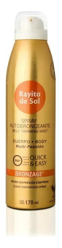 Rayito De Sol Aerosol Autobronceante Bronzage X 170ml