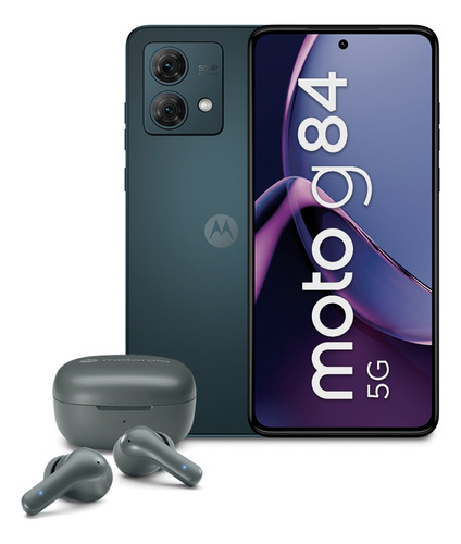 Celular Motorola G84 5g 8gb 256gb Negro + Audífonos Buds