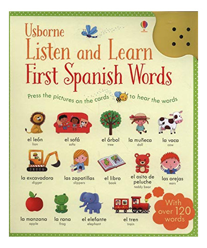 Listen And Learn First Words In Spanish, De Sin Especificar. Editorial Usborne Publishing Ltd, Tapa Dura En Inglés, -1