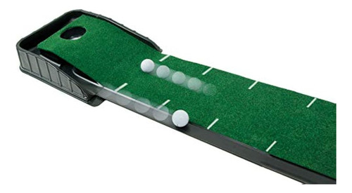 Sistema Automático De Putt De Golf Club Champ Negro Y Verde,