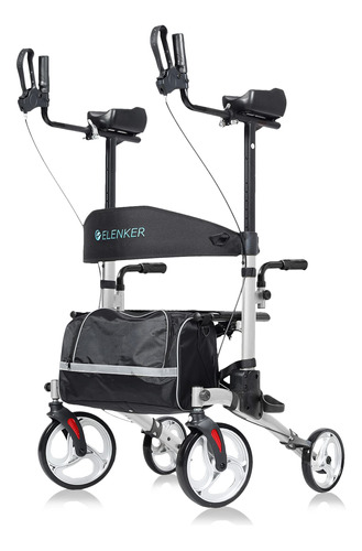 Elenker Caminador Vertical, Caminador Plegable De Pie Con Ru