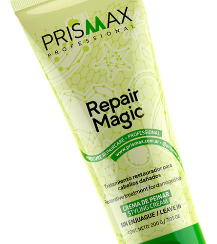 Prismax Repair Care Tratamiento Restaurador Pelo Dañado 3c