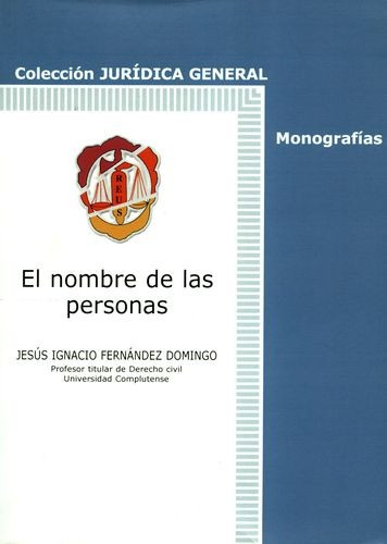 Libro Nombre De Las Personas, El