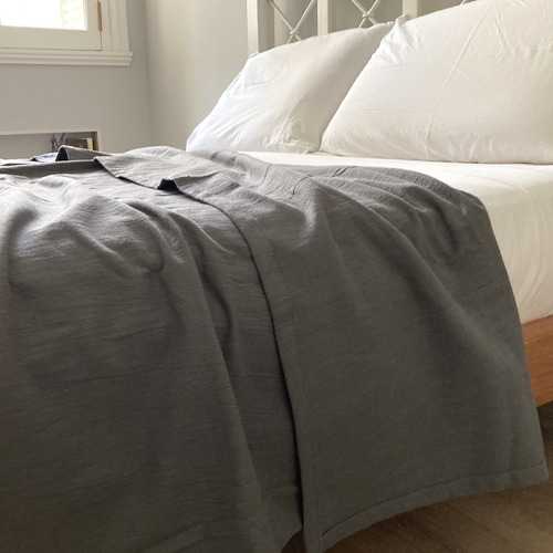 Cover De Verano Lino Sahara 2 1/2 Plazas / Queen Size
