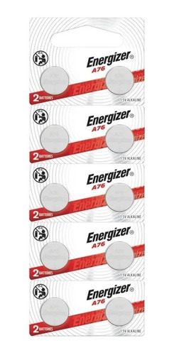 Pila Energizer A76 Bp10  Lr44- 923313 -precio X 10 Unidades