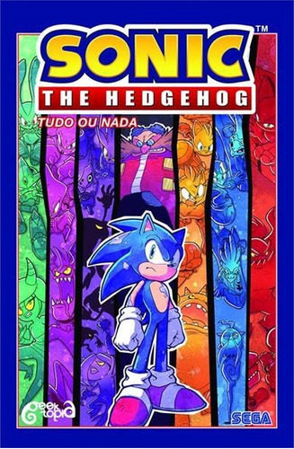 Sonic The Hedgehog Volume 7: Tudo Ou Nada (acompanha Poster E Marcador) - 1ªed.(2022), De Ian Flynn. Editora Geektopia, Capa Mole, Edição 1 Em Português, 2022