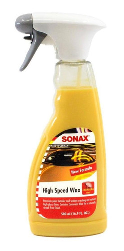 Imagen 1 de 4 de Sonax Highspeed Wax Cera Liquida Carnauba Alto Brillo 500ml