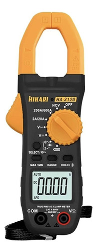 Alicate amperímetro digital Hikari HA-3120 600A 