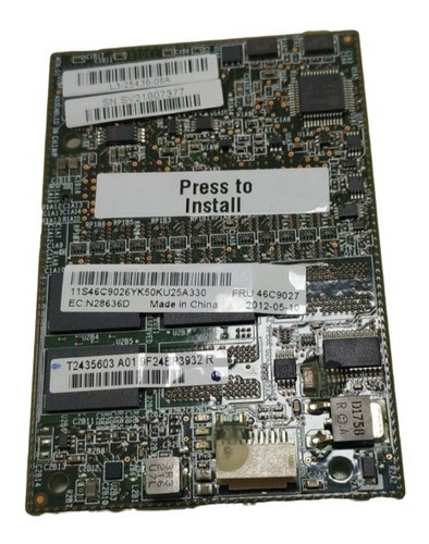 Placa Módulo De Cache De 1gb Ibm 46c9027 Serveraid M5200
