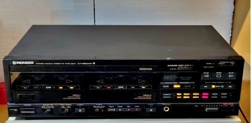 Deck Pioneer Ct-1280wr Stereo Cassette Deck Doble Japones 