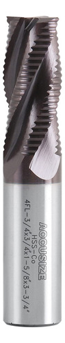 Accusize - 3/4 X 3/4 X 1-5/8 X 3-3/4 Fresa Frontale...