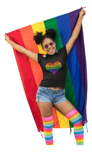 Playera Personalizada Pride Lgbt Orgullo Gay Corazon 2