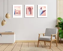 Comprar Cuadros Murales Tripticos Modernos Arquitectura Abstracta