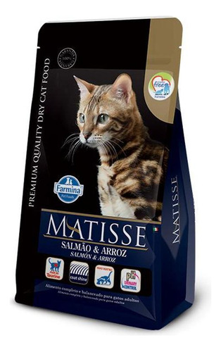 Matisse Salmao Arroz 2kg - Ração Para Gatos
