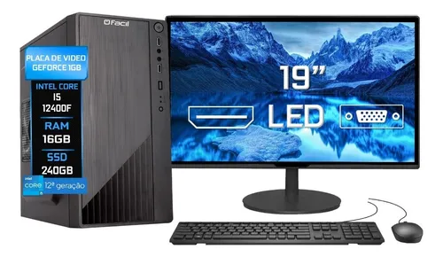 comprar Computador Completo Intel I5 12400f 16gb Ddr4 Ssd 240gb 19
