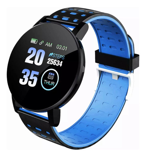 Reloj Smartwatch Plus Suono Bluetooth Pulsera Azul