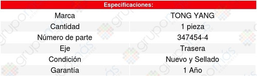 Defensa Trasera Mazda 2 12/15 Tong Yang
