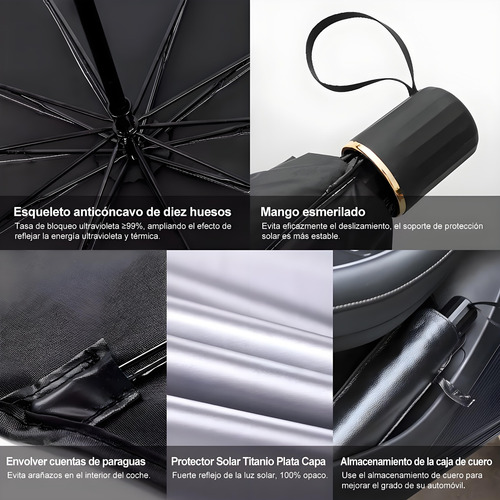 Parasol Lateral Para Auto Parabrisas Parasoles Set 6 Piezas