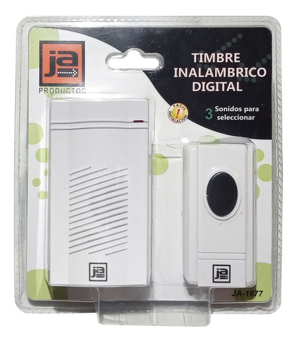 Timbre Inalambrico Exterior 80mts Resistente Agua