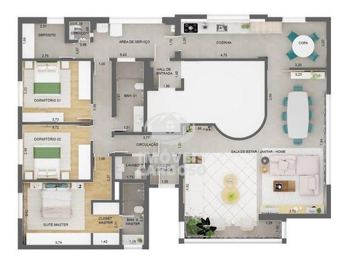 Imagem 6 de 6 de Apartamento Com 3 Dormitórios À Venda, 205 M² Por R$ 2.400.000 - Alto De Pinheiros - São Paulo/sp - Ap17519