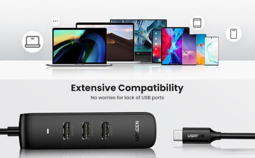 Imagen 8 de 9 de Hub Usb-c - 4 Port Usb 3.0 - Pc / Mac - Excelente Calidad