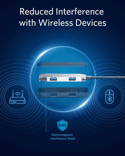 Imagen 7 de 7 de Hub Usb-c - Anker - 2 Port Usb 3.0 - Hdmi 4k 30hz Sd/microsd