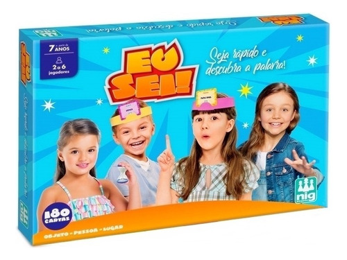 Eu Sei! Jogo De Adivinhação Com Mímica - Nig Brinquedos