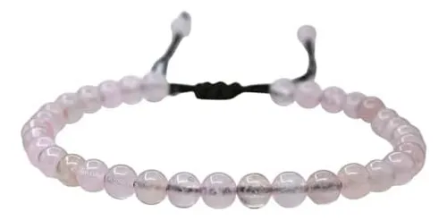 comprar Tobilleras De Cuarzo Rosa Para Mujer, Tobilleras De Cristal