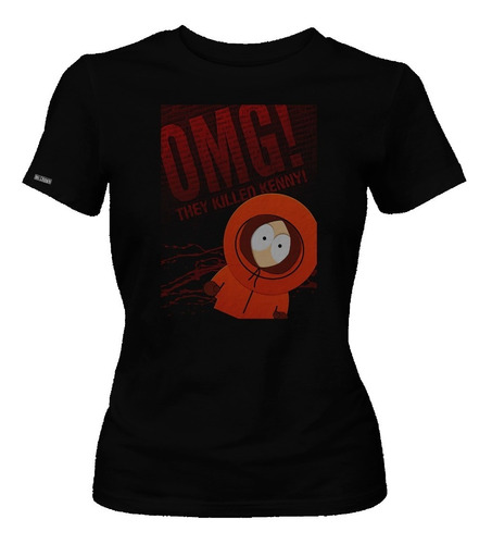 Camiseta Omg They Killed Kenny South Park Serie Mujer Dbo