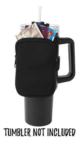 Bolsa De Neopreno Para Vaso Con Velcro, Con Cierre, Botella