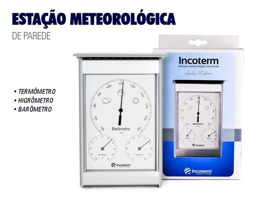 Estação Meteorológica De Parede Incoterm