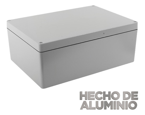 Gabinete Aluminio Exterior Ip66 390x280x158mm Disipa Calor