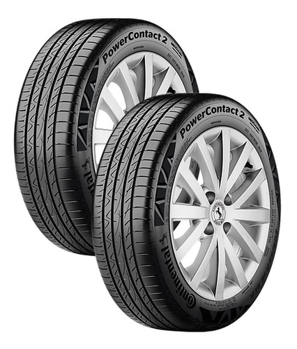 Paq. 2 Llantas 185/55 R16 Continental Powercontact 2 83v