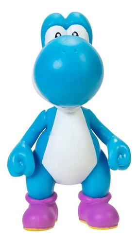 Figura Nintendo Super Mario Bros 7 Cm yoshi celeste