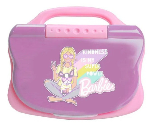 Laptop Infantil Barbie Charm Tech Bilíngue - Candide 1853