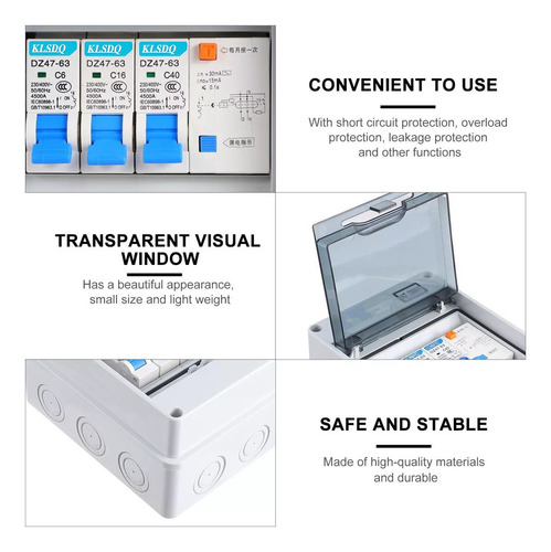 Caja Con Supresor De Picos De Alterna Ip65(sin Interruptor)
