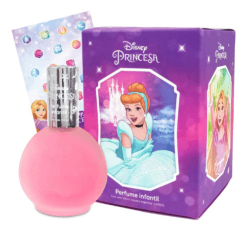 Perfume Infantil Princesas Con Stickers X 100 Ml Jactans