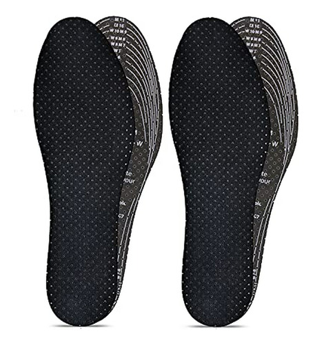 Insoles Odor Stop Con Carbón Activado - 4 Pares