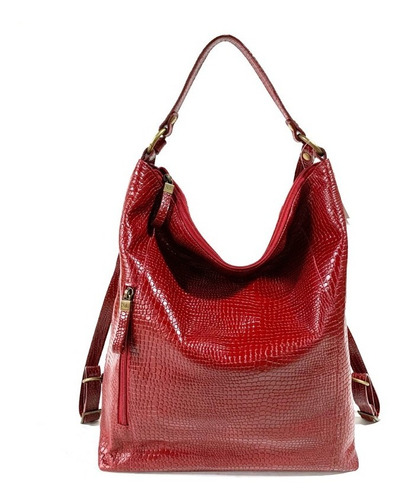 Mochila Mujer Xl Extra Large Clorinda Rojo