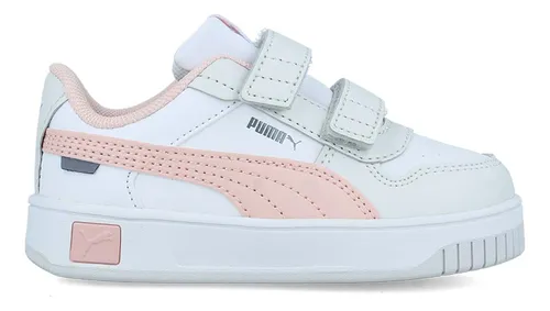 Tenis Deportivo Zapakids bebe/niña sintetico blanco Talla (12.0 -17.0)