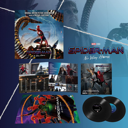 Spider-man No Way Home Soundtrack Black Vinyl Lp