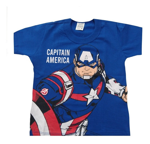 Imagem 9 de 10 de Kit Atacado C/6 Camiseta Infantil Menino Personagem Herois