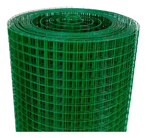 Malla Plastificada Color Verde 1/2 X 0.60 30 Metros