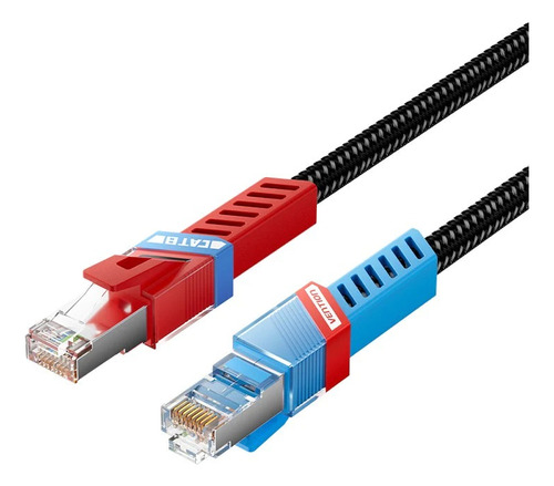 Cable De Red Gamer Cat8 Rj45 Patch Cord Sftp 1 M Vention 