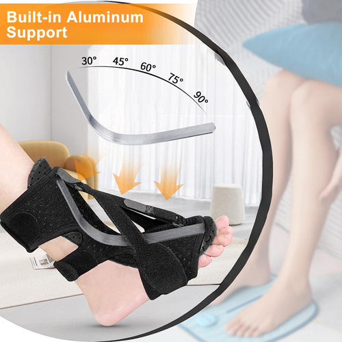 Férula Nocturna Para Fascitis Plantar Qzvoo Upgrade 3 Ajusta