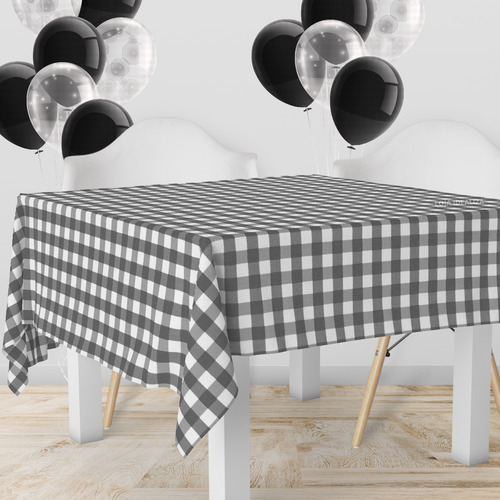 1 Toalha Mesa Tnt Xadrez Festa Estampado Boteco Pt 140x140