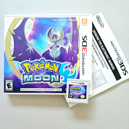 Pokemon Moon Original Nintendo 3ds 2ds